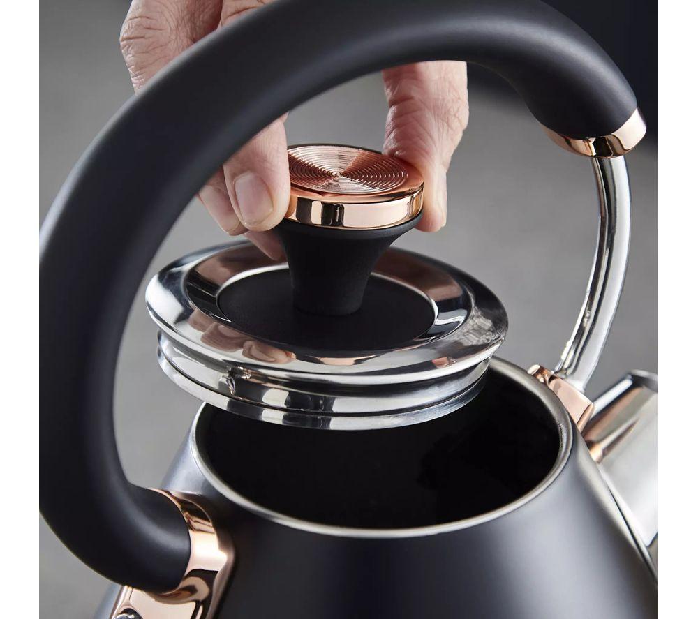 TOWER Cavaletto 4-Slice Toaster and Kettle Bundle - Black image number 2 of 7