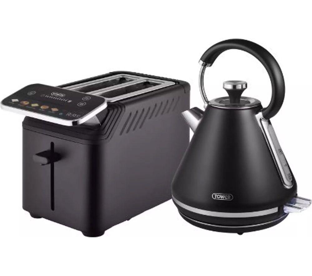 Tower Mirage Variable Kettle & 2 Slice Toaster in Black - Image 6