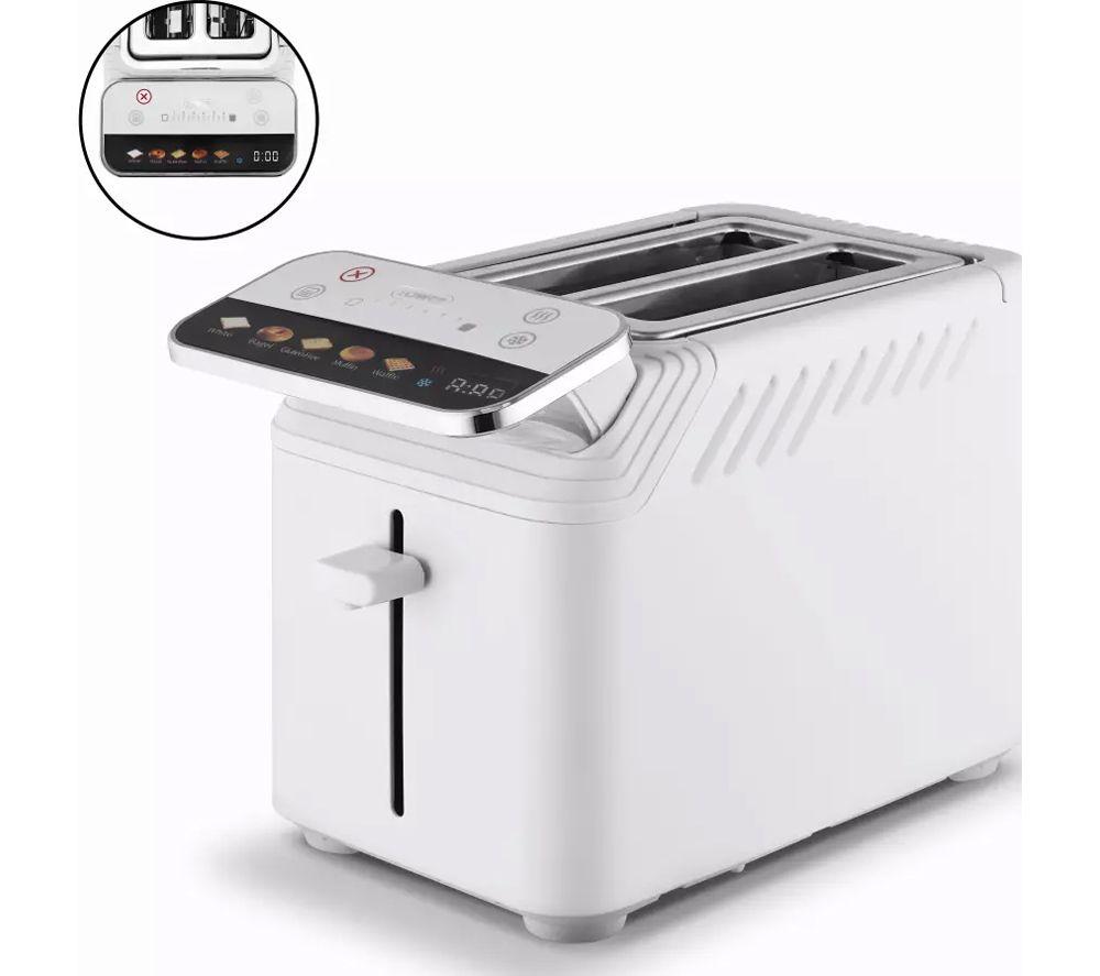TOWER Mirage 2-Slice Toaster and Traditional Kettle Bundle - White image number 10 of 10