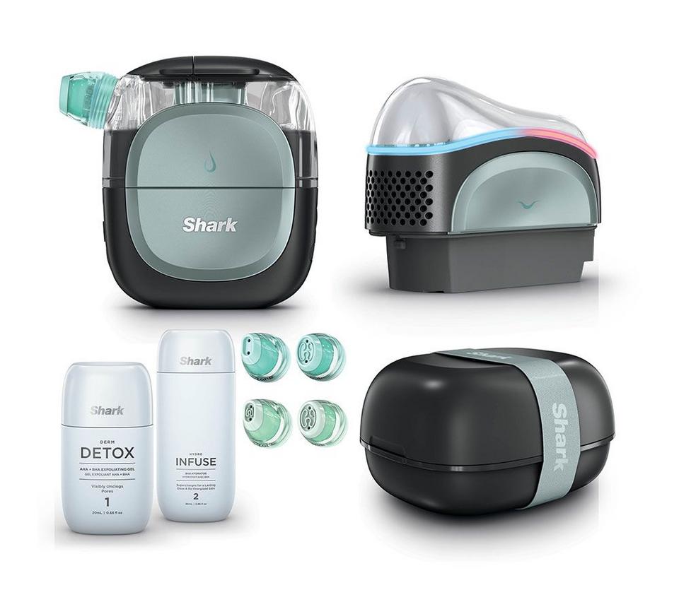 SHARK FacialPro Glow + DePuffi At Home Facial - Warm Black