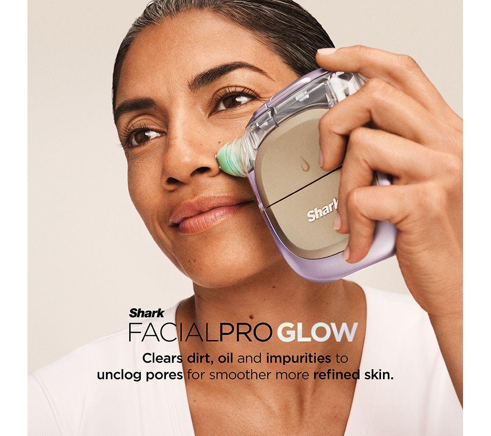 SHARK FacialPro Glow + DePuffi At Home Facial - Spa Blue image number 2 of 11