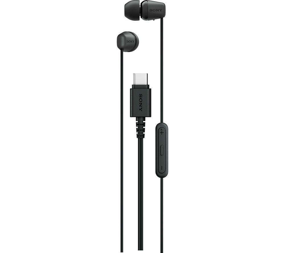 SONY IER-EX15C USB-C Earphones - Black