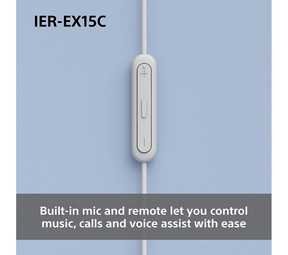 SONY IER-EX15C USB-C Earphones - Pink image number 5 of 9