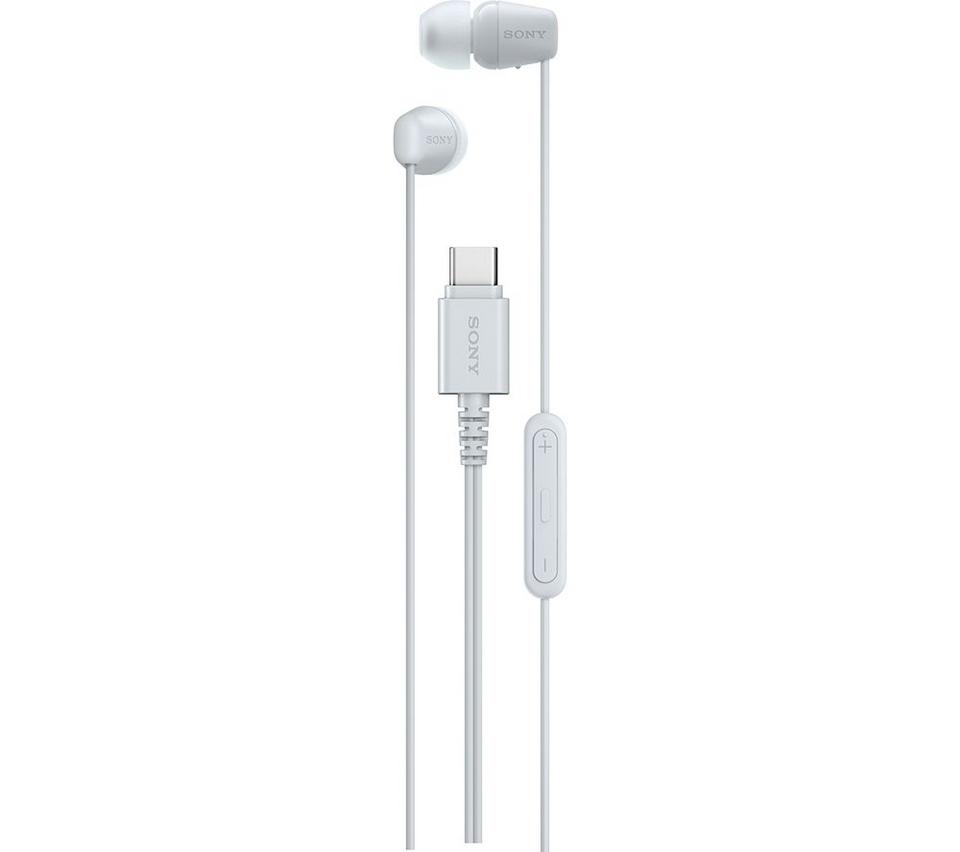 SONY IER-EX15C USB-C Earphones - White