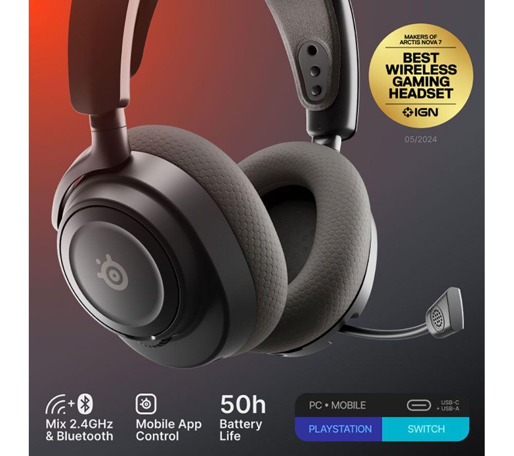 Buy STEELSERIES Arctis Nova 7 Gen 2 Gaming Headset - Black | Currys