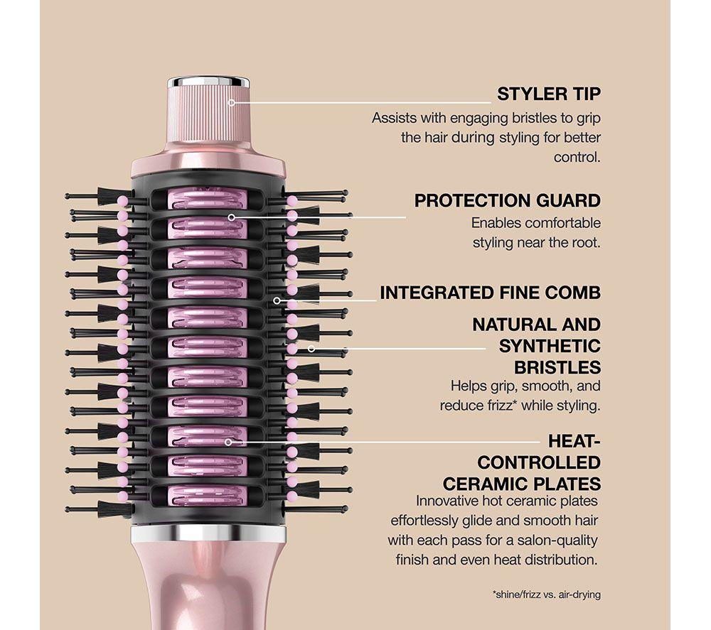 SHARK Glossi HT302UKPK 2-in-1 Hot Brush and Air Glosser - Lychee image number 11 of 14