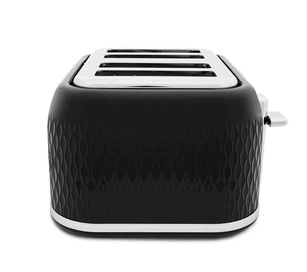 BREVILLE Curve VTT786 4-Slice Toaster - Black image number 5 of 10