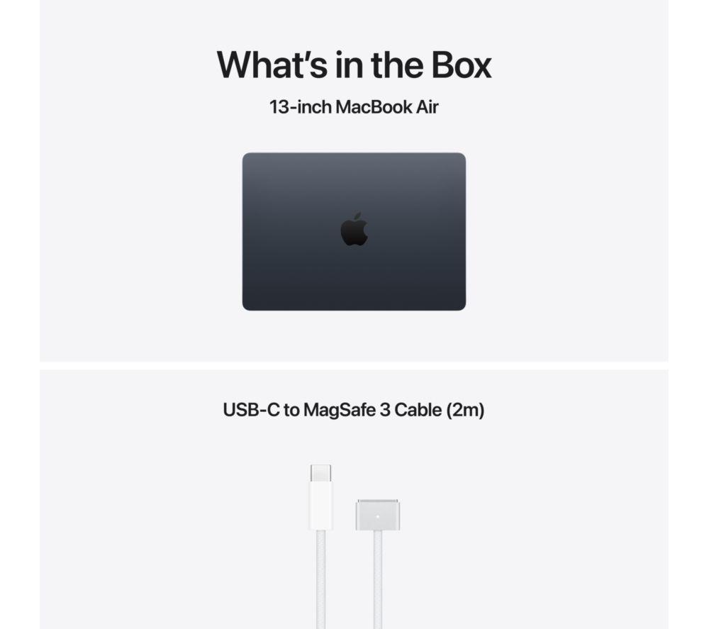 APPLE MacBook Air 13.6" (2026) - M5, 1 TB SSD, RAM 16 GB, Midnight image number 9 of 10