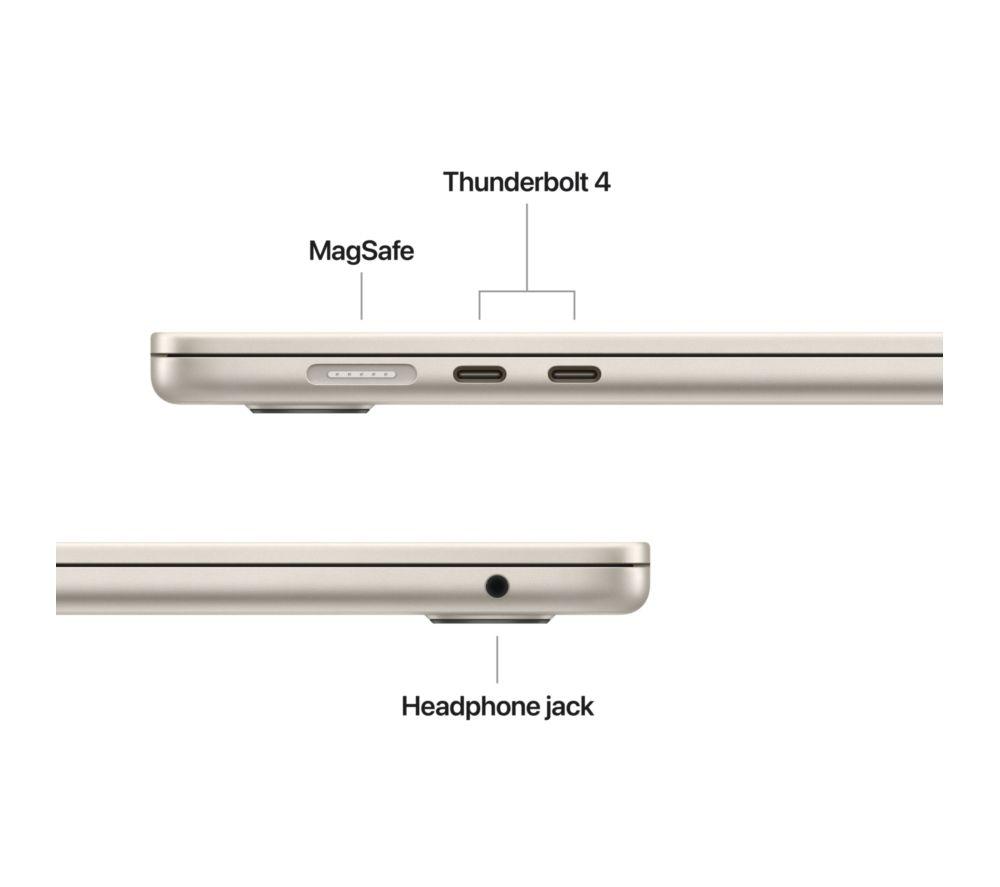 APPLE MacBook Air 15" (2026) - M5, 1 TB SSD, RAM 24 GB, Starlight image number 6 of 10