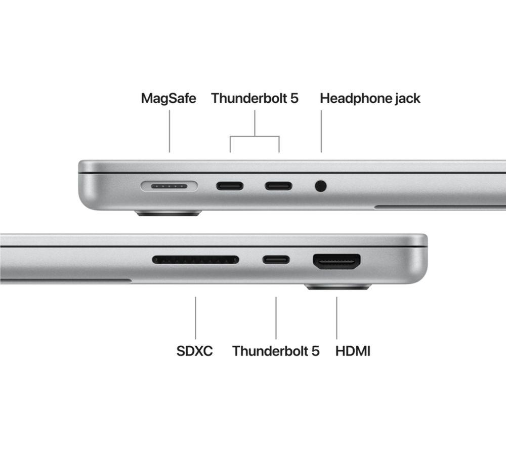 APPLE MacBook Pro 14" (2026) - M5 Pro, 2 TB SSD, RAM 24 GB, Silver image number 7 of 10
