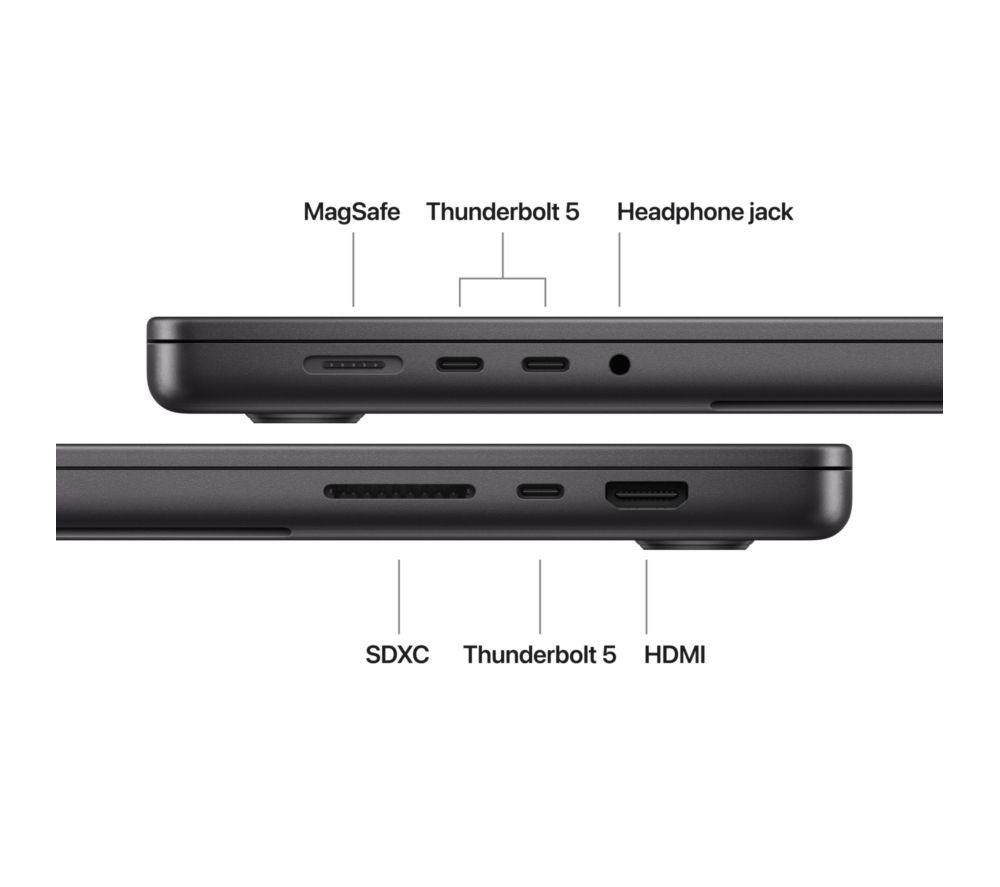 APPLE MacBook Pro 16" (2026) - M5 Max, 2 TB SSD, RAM 48 GB, Space Black image number 7 of 10