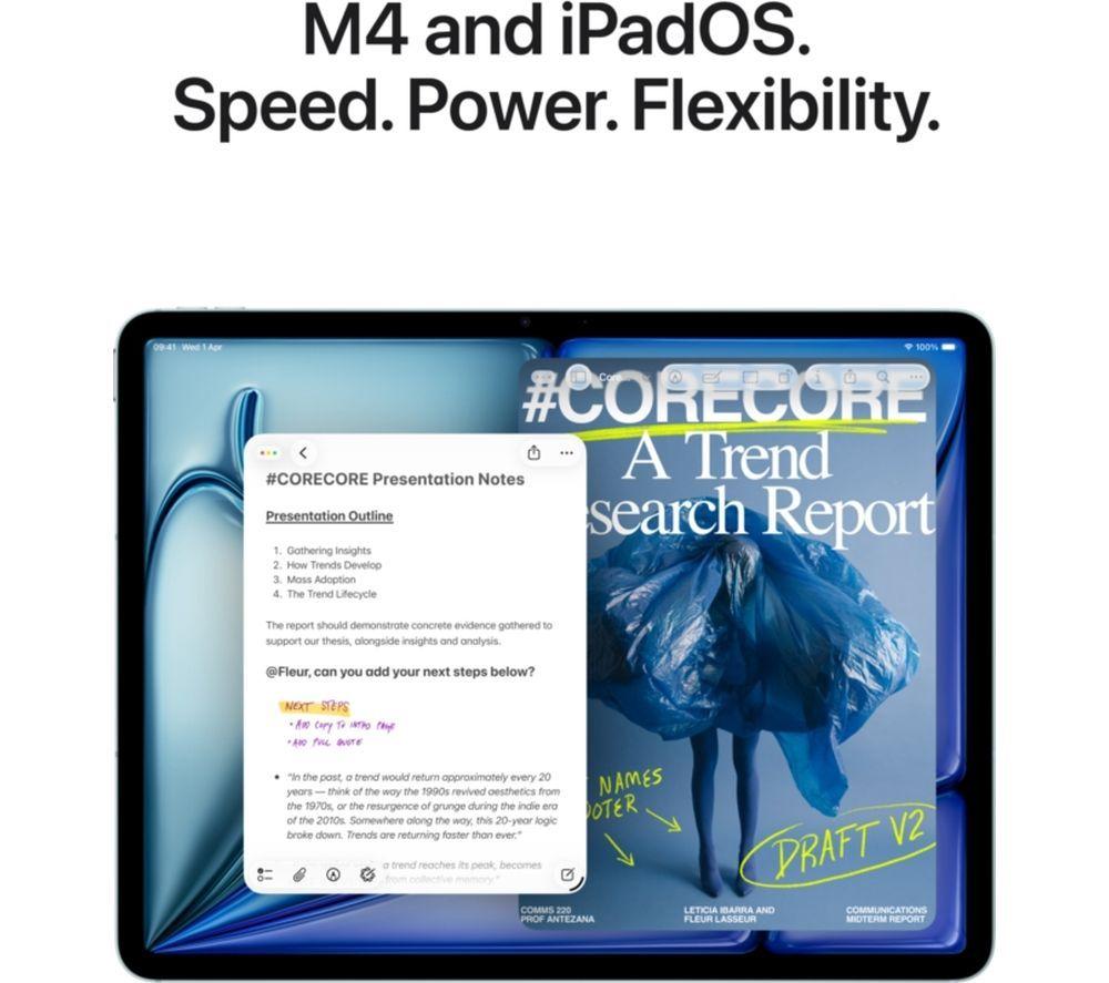 APPLE 11" iPad Air Cellular (2026) - 128 GB, Purple image number 3 of 11