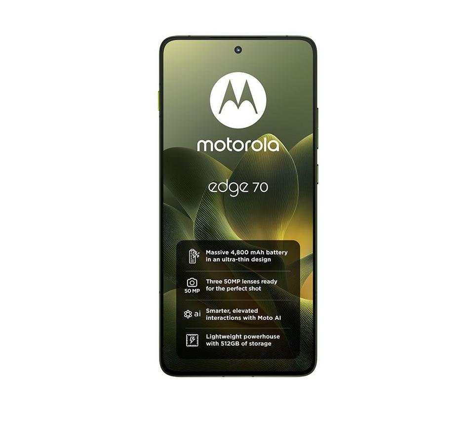 MOTOROLA Edge 70 - 512 GB, Bronze Green