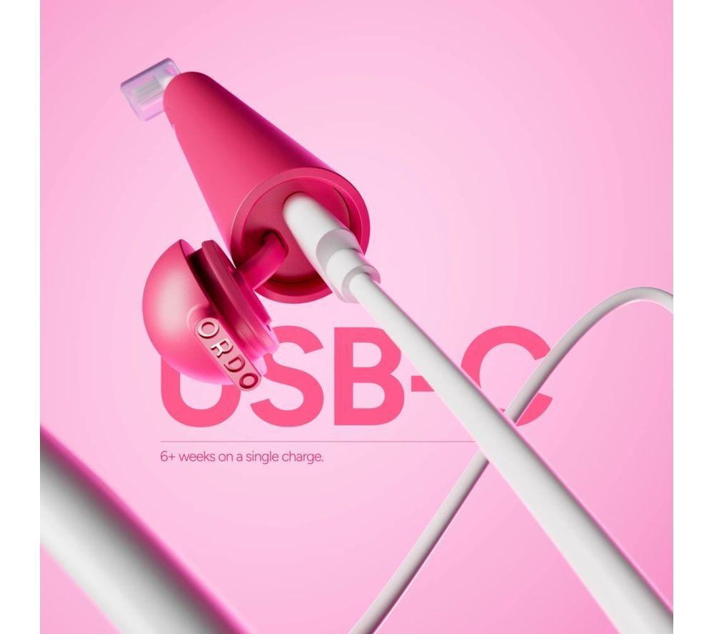ORDO Sonic Edge Electric Toothbrush - Paradise Pink image number 5 of 9