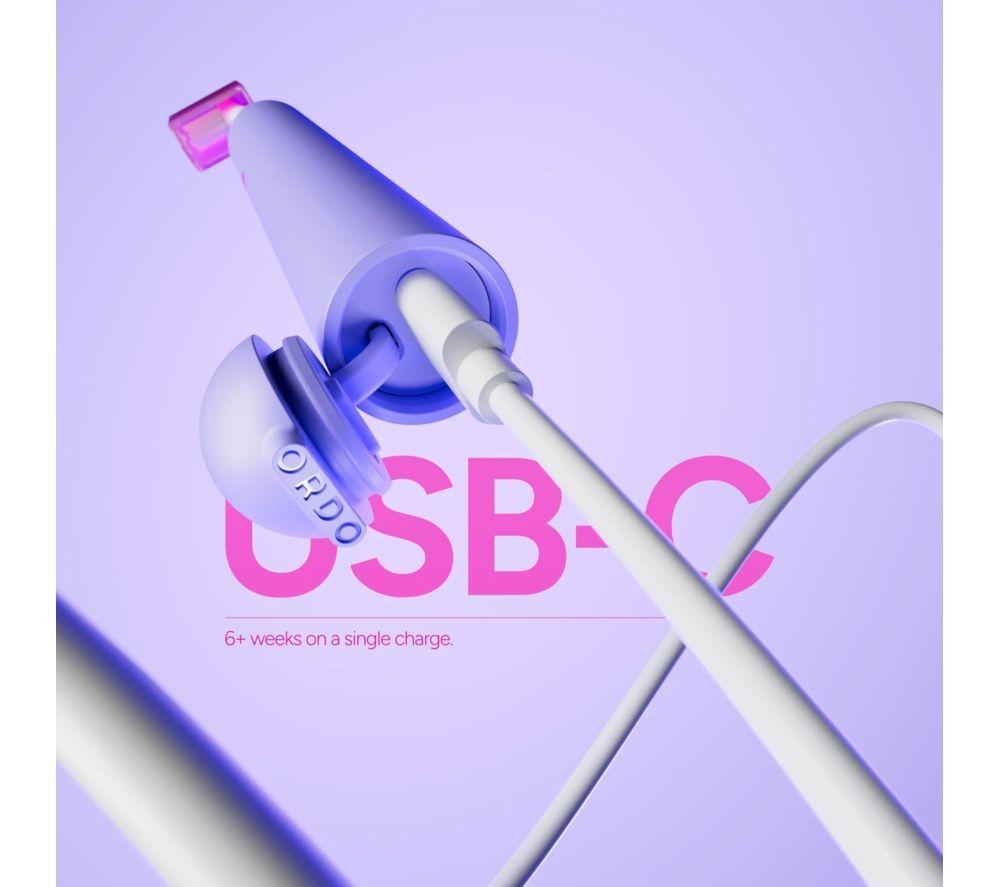 ORDO Sonic Edge Electric Toothbrush - Fiji Fuchsia image number 3 of 7