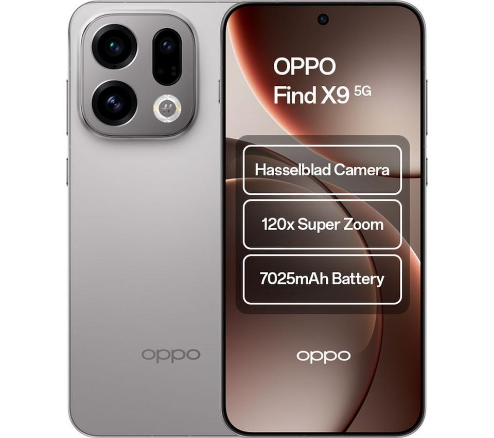 OPPO Find X9 - 512 GB, Titanium Grey