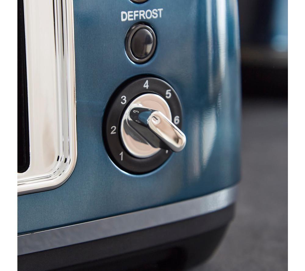 MORPHY RICHARDS Accents 242049 4-Slice Toaster - Blue image number 7 of 11