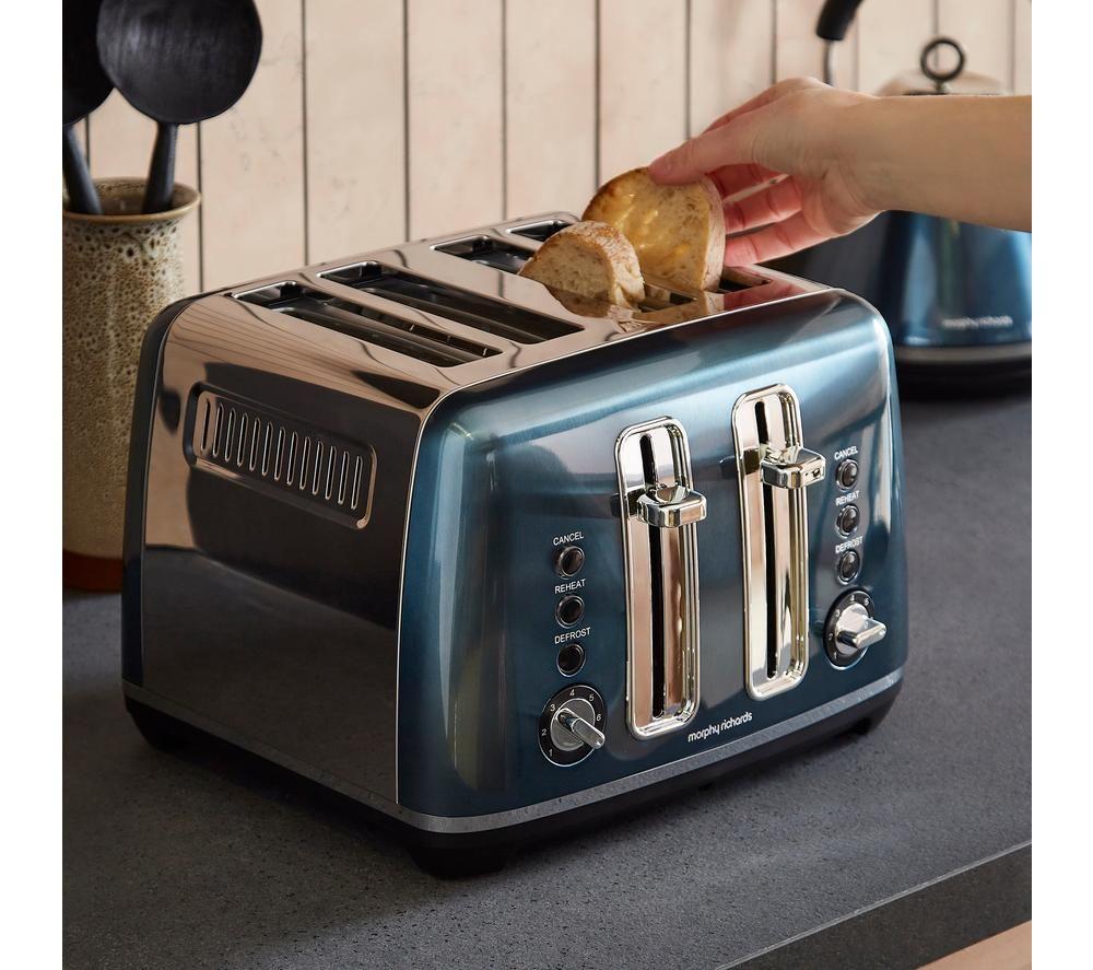 MORPHY RICHARDS Accents 242049 4-Slice Toaster - Blue image number 11 of 11