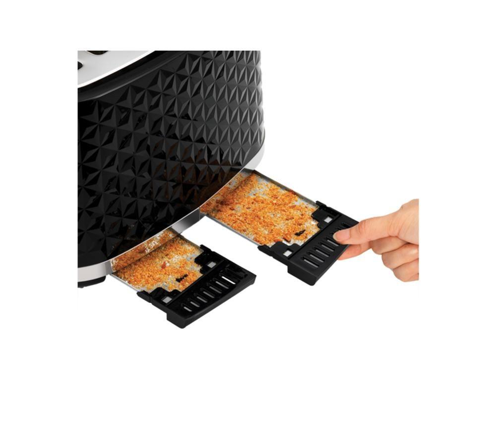 MORPHY RICHARDS Vector 248131 4-Slice Toaster - Black image number 2 of 4