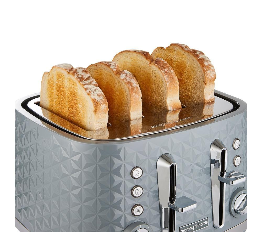 MORPHY RICHARDS Vector 248135 4-Slice Toaster - Grey image number 6 of 6