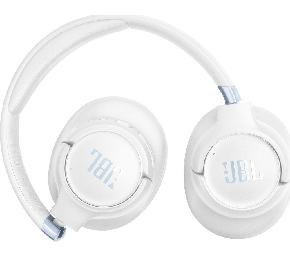 JBL Tune 780NC Wireless Bluetooth Noise-Cancelling Headphones - White image number 4 of 9