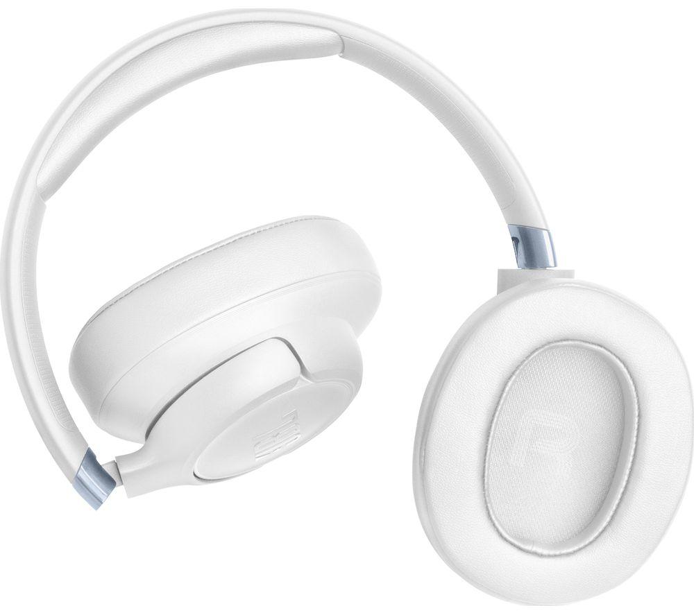 JBL Tune 780NC Wireless Bluetooth Noise-Cancelling Headphones - White image number 7 of 9