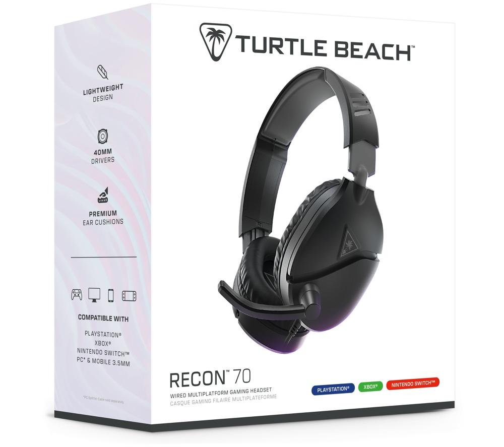 TURTLE BEACH Recon 70 Multiplatform Gaming Headset - Black image number 2 of 12