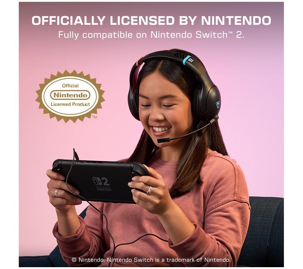 TURTLE BEACH Airlite Fit Gaming Headset for Switch 2 &ndash; Charcoal Black image number 3 of 10