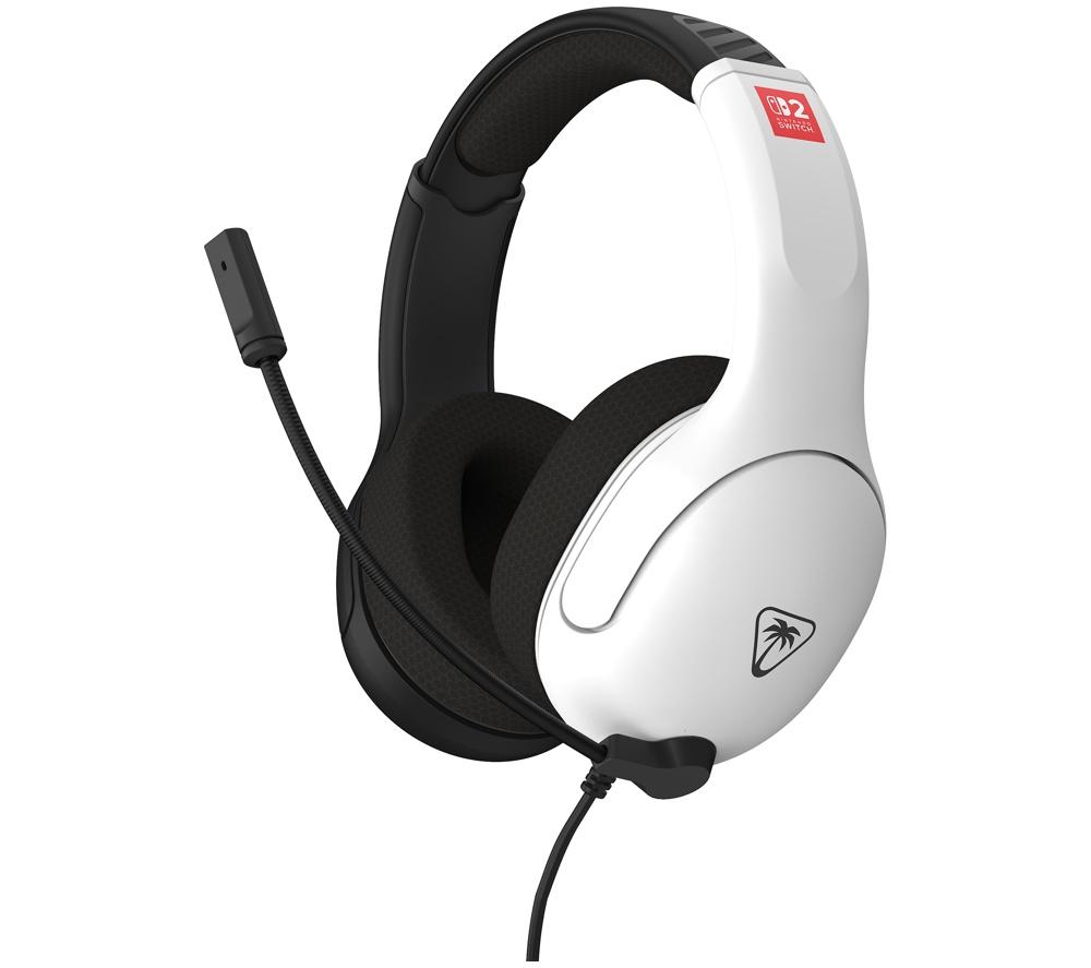 TURTLE BEACH Airlite Fit Gaming Headset for Switch 2   White & Black
