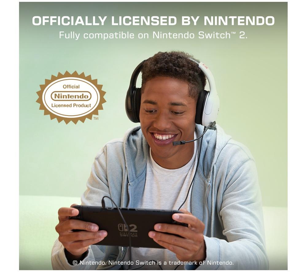 TURTLE BEACH Airlite Fit Gaming Headset for Switch 2 &ndash; White & Black image number 3 of 10