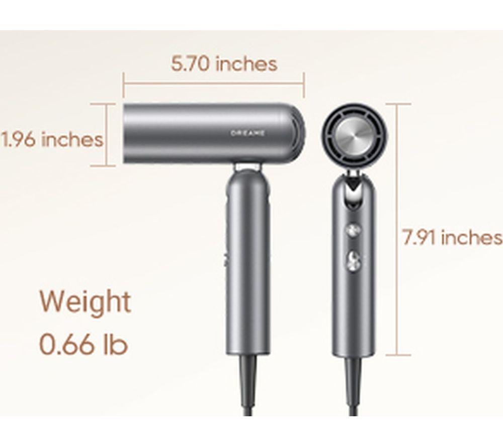 DREAME Pocket Neo Hair Dryer - Grey image number 6 of 9