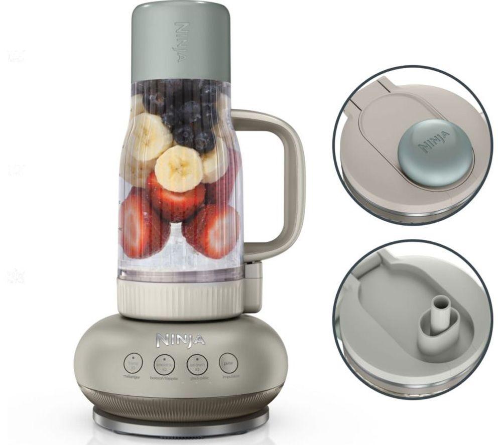 NINJA BlendBoss DB351UKST Tumbler Blender - Stone
