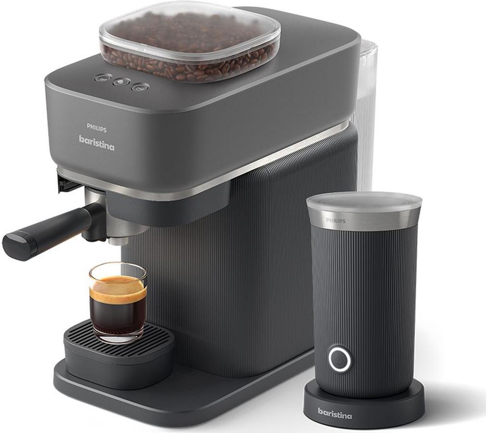 PHILIPS Baristina One Swipe BAR303/60 Bean-to-Cup Coffee Machine - Black
