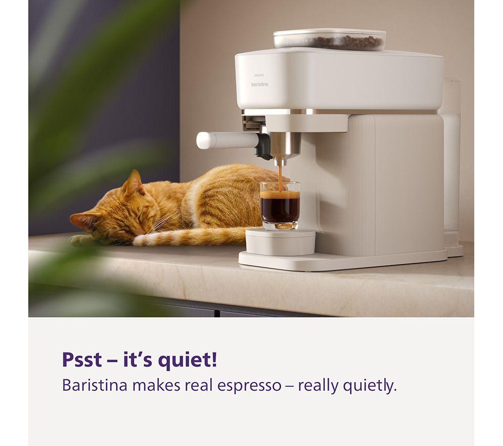 PHILIPS Baristina BAR303/00 Bean to Cup Coffee Machine - White image number 9 of 12