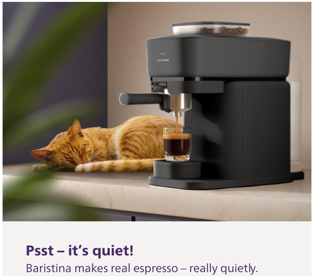 PHILIPS Baristina BAR300/60 Bean to Cup Coffee Machine - Black image number 9 of 11