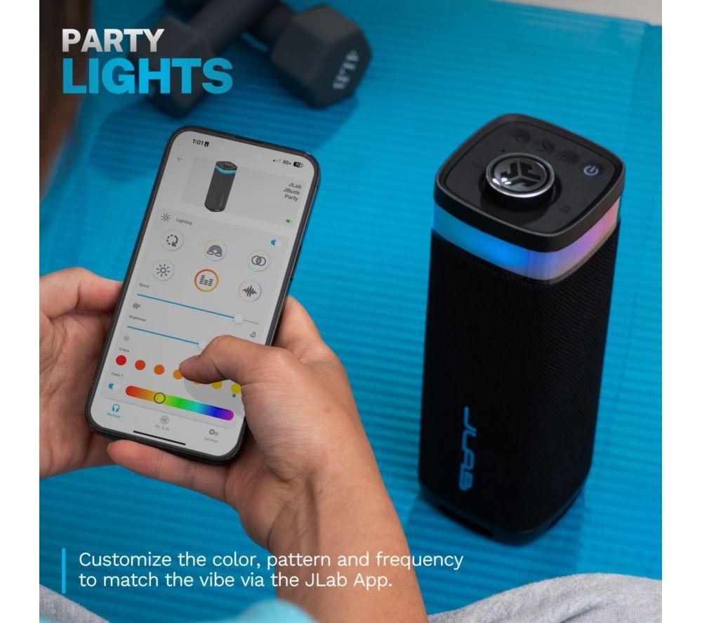 JLAB JBuds Party Portable Bluetooth Speaker - Black image number 3 of 8