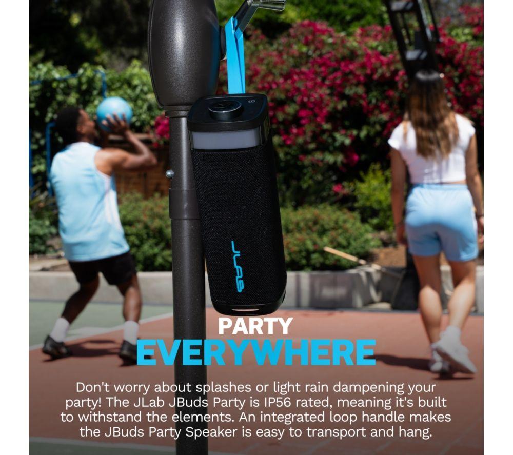 JLAB JBuds Party Portable Bluetooth Speaker - Black image number 6 of 8