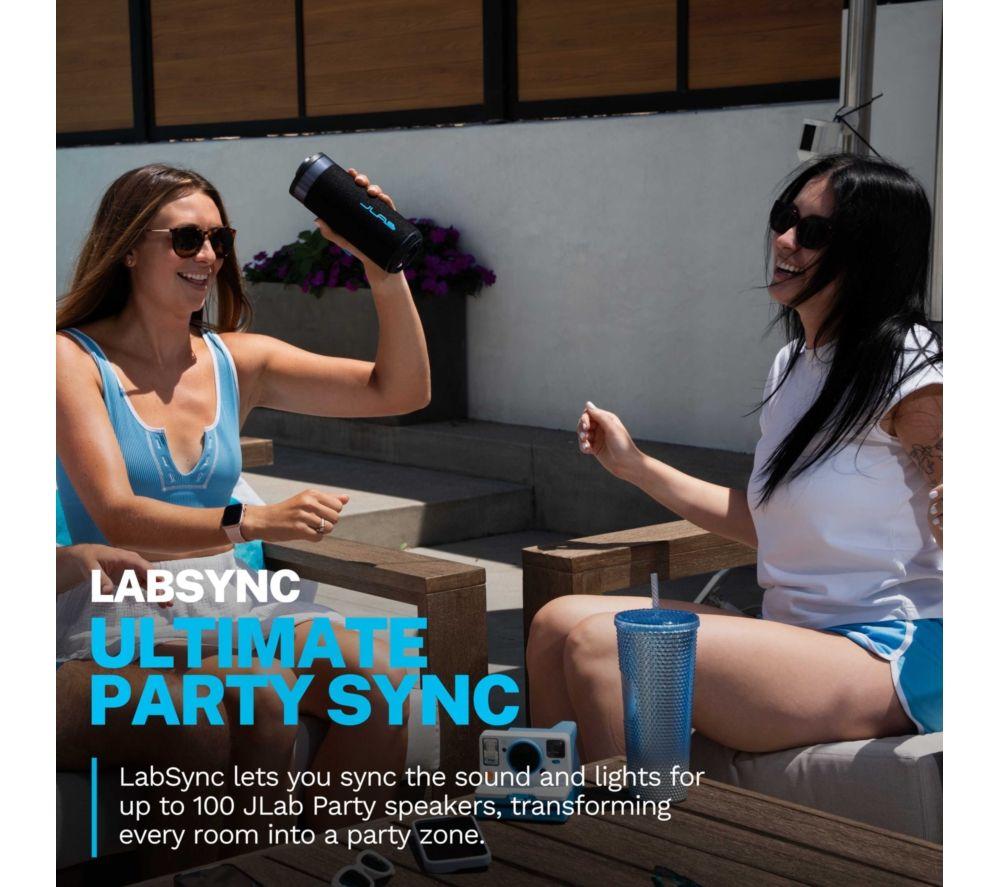 JLAB Go Party Portable Bluetooth Speaker - Black image number 4 of 10