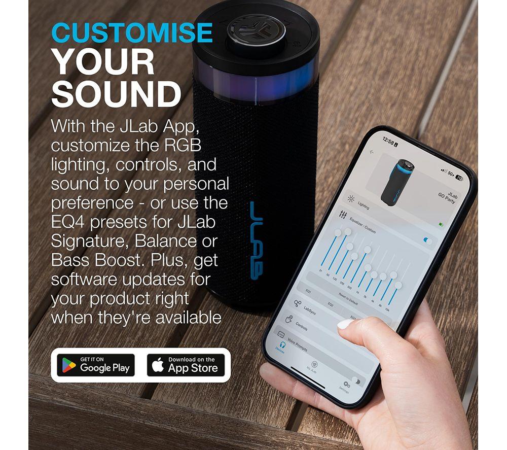 JLAB Go Party Portable Bluetooth Speaker - Navy image number 6 of 7