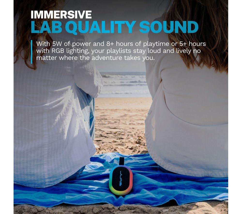 JLAB Pop Party Portable Bluetooth Speaker - Black image number 2 of 8