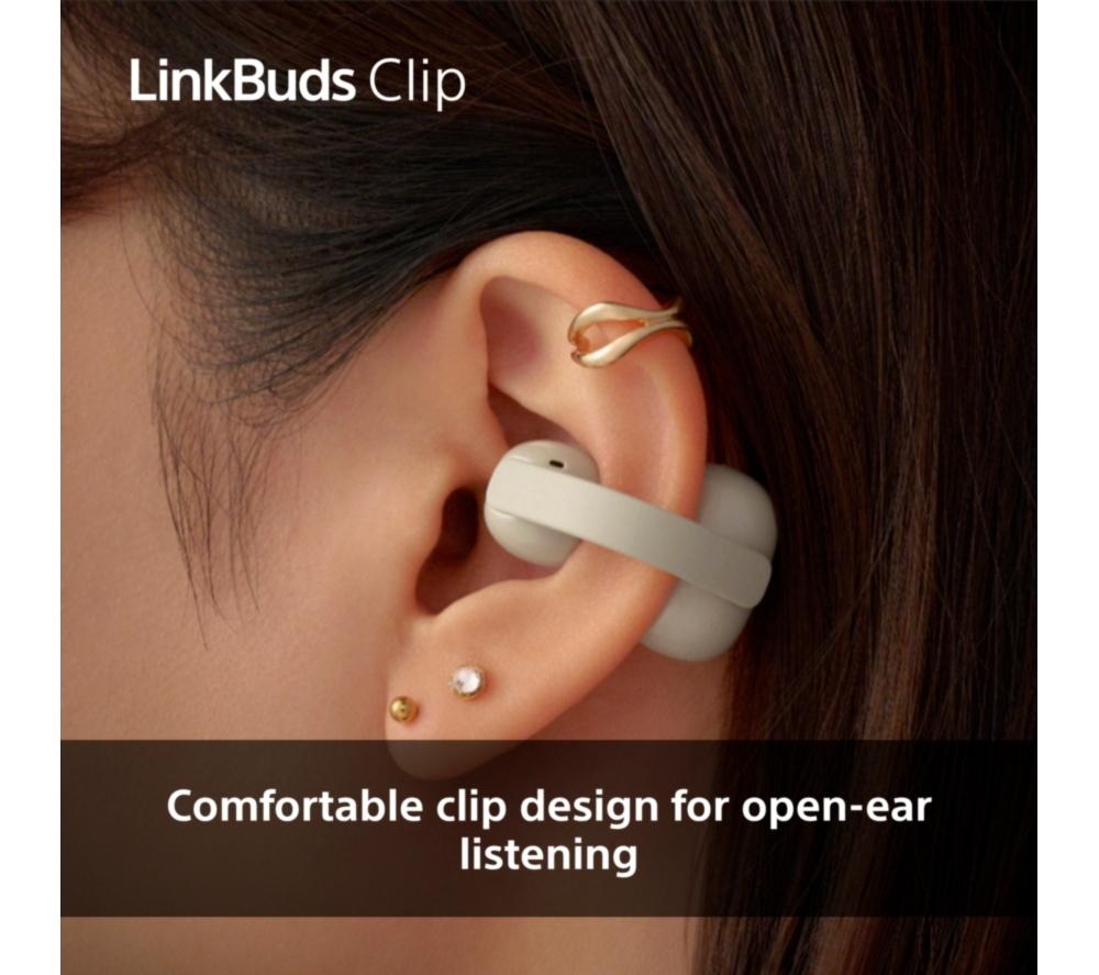 Buy SONY LinkBuds Clip Open Wireless Bluetooth Earbuds - Black