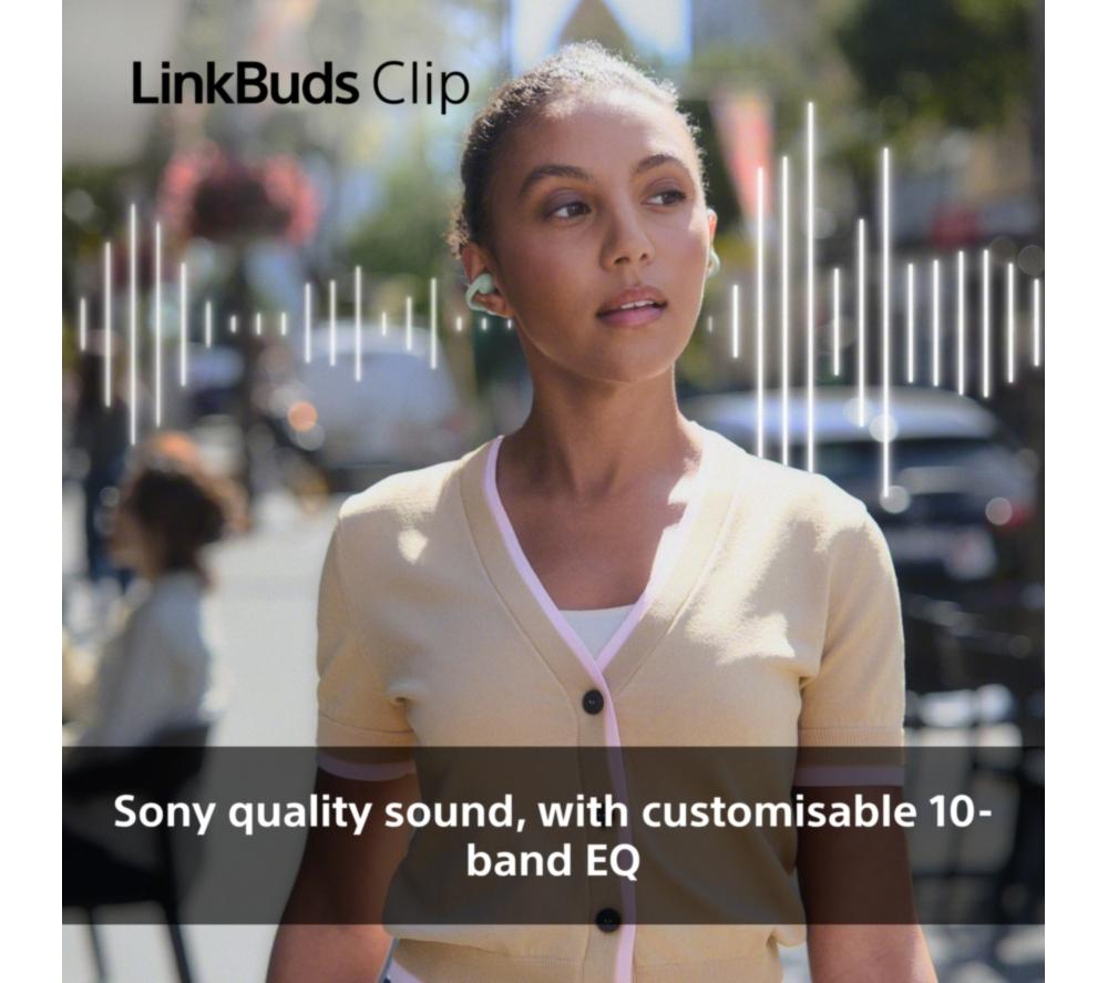 Buy SONY LinkBuds Clip Open Wireless Bluetooth Earbuds - Black