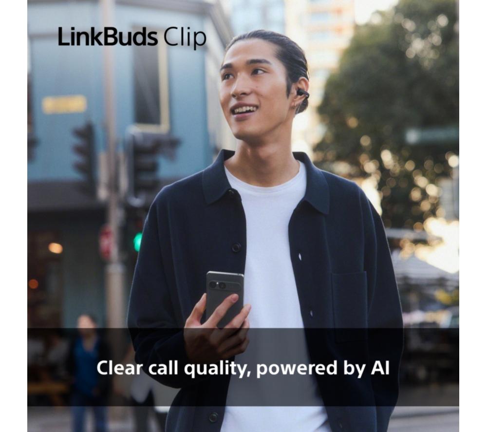Buy SONY LinkBuds Clip Open Wireless Bluetooth Earbuds - Black