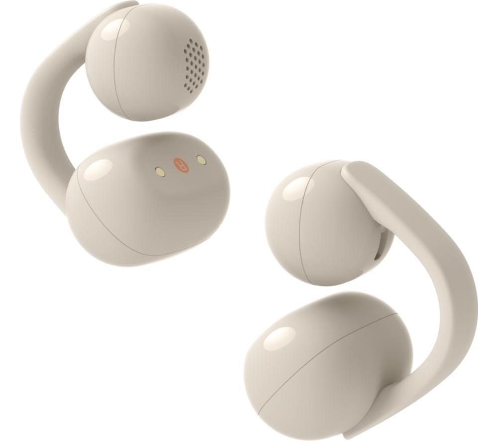 SONY LinkBuds Clip Wireless Bluetooth Earbuds - Greige