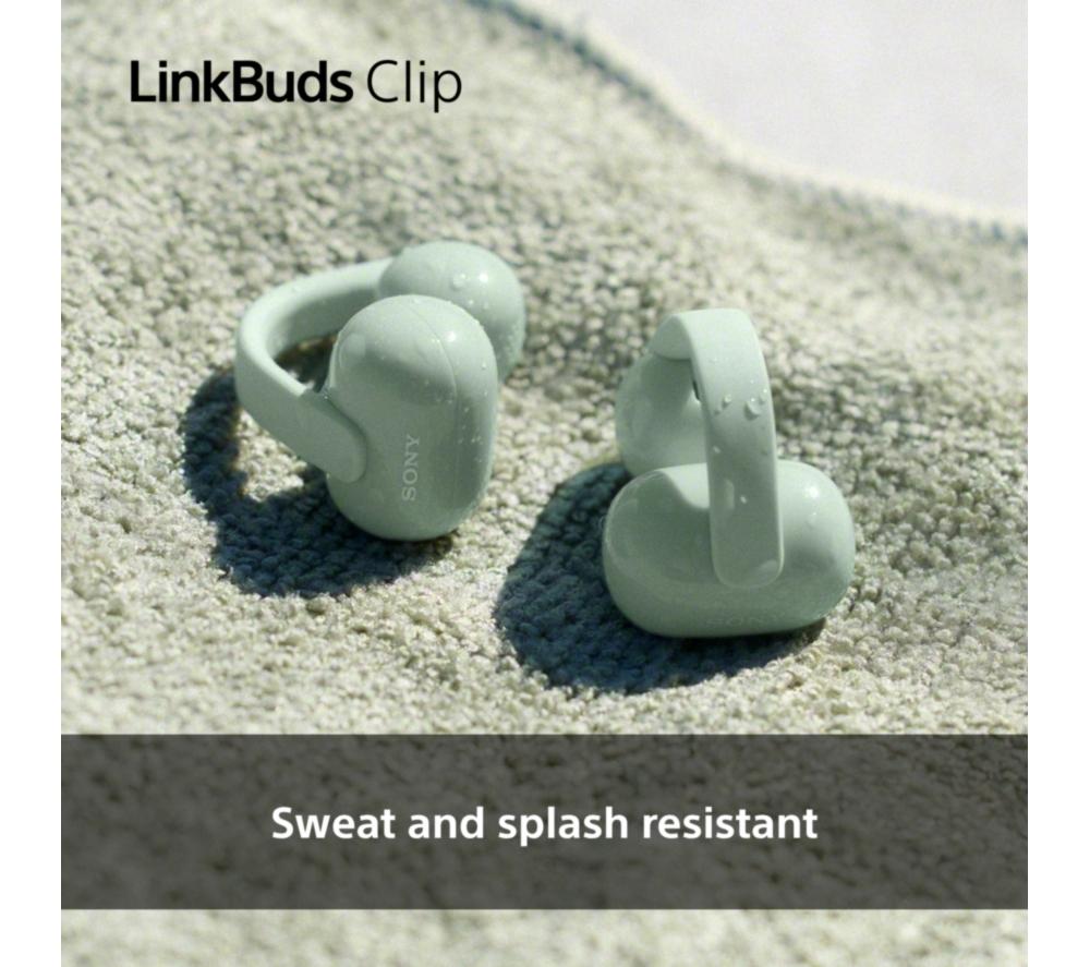SONY LinkBuds Clip Open Wireless Bluetooth Earbuds - Lavender image number 7 of 18