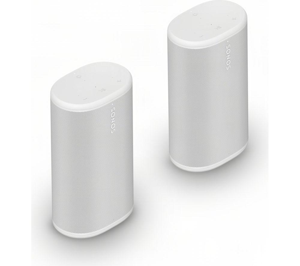 SONOS Play Portable Wireless Multi-room Speaker with Amazon Alexa - White image number 4 of 5