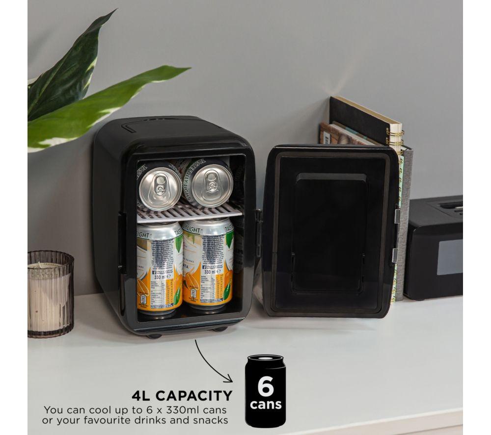RUSSELL HOBBS Retro RH4CLR1001B Mini Cooler - Black image number 6 of 7