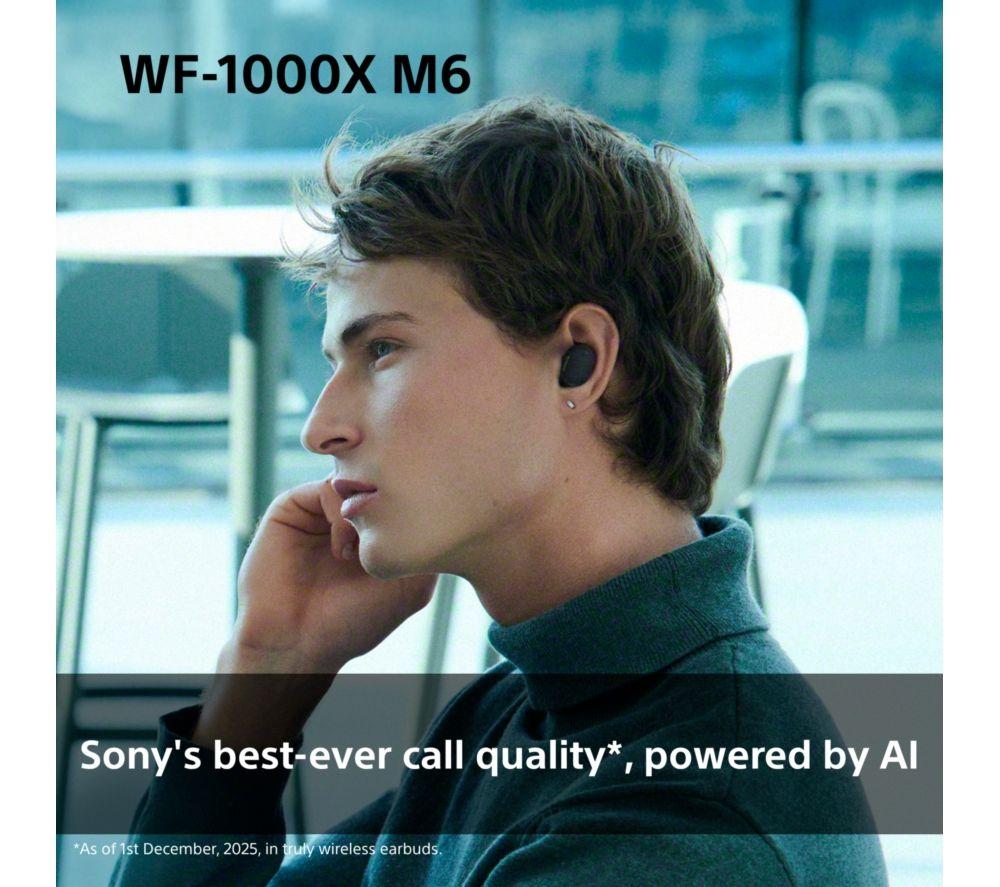 SONY WF-1000XM6 Wireless Bluetooth Noise-Cancelling Earbuds - Silver image number 5 of 19