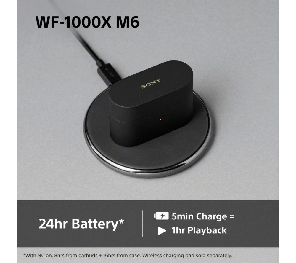 SONY WF-1000XM6 Wireless Bluetooth Noise-Cancelling Earbuds - Silver image number 8 of 19