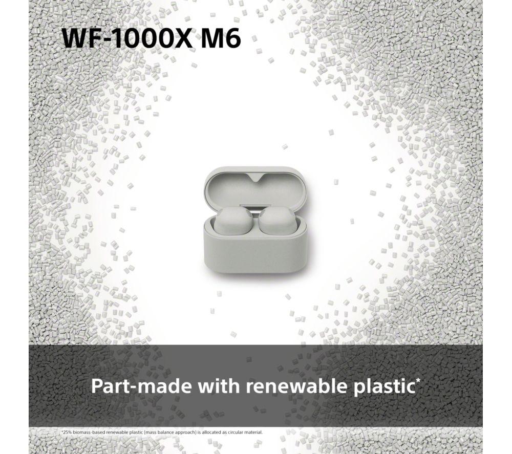 SONY WF-1000XM6 Wireless Bluetooth Noise-Cancelling Earbuds - Silver image number 13 of 19